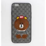 iPhone Kase Plastike me Arush per 6/6+/7/7+/X