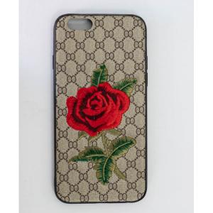 iPhone Kase Plastike Gucci Bezhe me Lule per 6/6+/7/7+/X