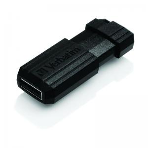 USB Verbatim 64GB Pinstripe Black