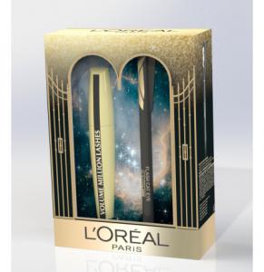 L`oreal Set Rimel Volume Million Lashes & Penel Superliner Flash Cat Eye
