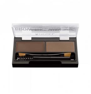 Kit Puder per Vetullat Rimmel London Medium Brown