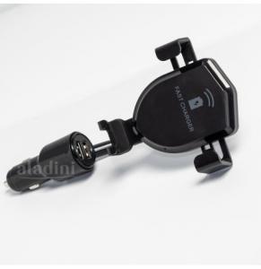 Mbajtese, Karikues Wireless & Koke Karikimi me 2 USB 2.1A W5