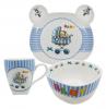 Set Tas,Filxhan dhe Pjate per Femije Teddy Bear