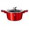 Tenxhere me Kapak Casserole 20 cm Burgundy Metallic Line