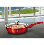 Tigan i Thelle me Kapak 24 cm Burgundy Metallic Line BH-1259N