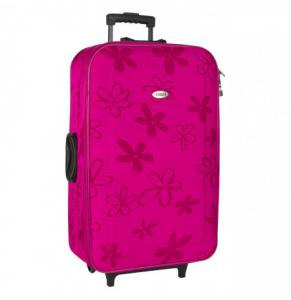 Valixhe udhetimi Roze me lule 23X57.5 cm