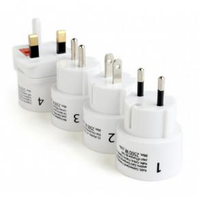 Adaptor Gembird Universal Travel Adapter Plug Set