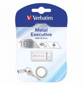 Verbatim Flash Drive USB 16GB, Metal Executive