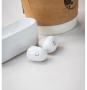 Kufje te bardha me bluetooth TWS BT500